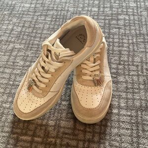 Loeffler Randall Keeley Gingham Leather Low-Top Sneakers